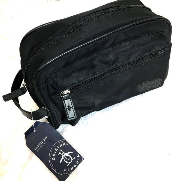 Original Penguin Bags Original Penguin Travel Kit Bag With Bottles